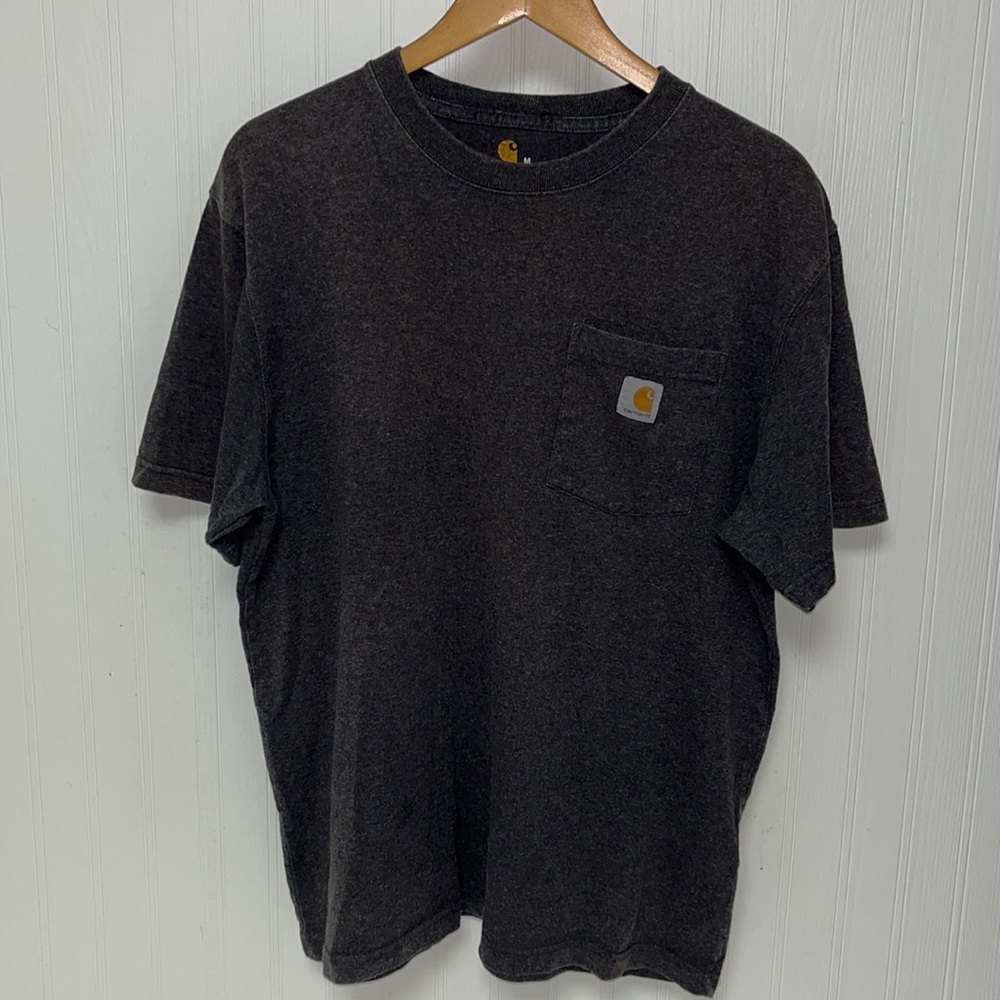 Carhartt Crewneck Pocket Gray T-shirt Original Fit